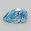 1.00 Ct. Fancy Vivid Blue Pear Lab Grown Diamond