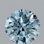 2.08 Ct. Fancy Vivid Blue Round Lab Grown Diamond