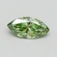 0.69 Ct. Fancy Vivid Green Marquise Lab Grown Diamond