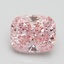 2.00 Ct. Fancy Intense Pink Cushion Lab Grown Diamond