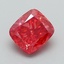 1.05 Ct. Fancy Vivid Pink Cushion Lab Grown Diamond