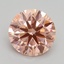 2.49 Ct. Fancy Intense Pink Round Lab Grown Diamond