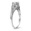 The Nissie Ring, smalltop view on a hand