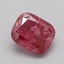 1.01 Ct. Fancy Vivid  Pink Cushion Lab Grown Diamond