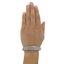 The Morocco Bracelet, smallzoomed in top view on a hand