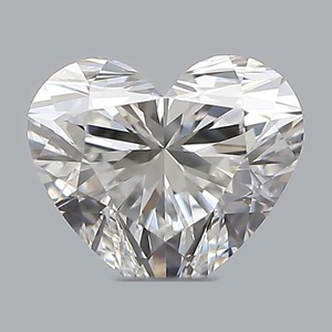 Heart diamond — real photo