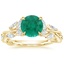 14K Yellow Gold Secret Garden Diamond Ring (1/2 ct. tw.), smalltop view