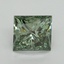 2.09 Ct. Fancy Vivid Pacific Green Princess Lab Grown Diamond