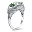 The Lisha Ring, smalltop view on a hand