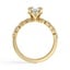 Olivetta Hidden Halo Oval Diamond Ring, smallview
