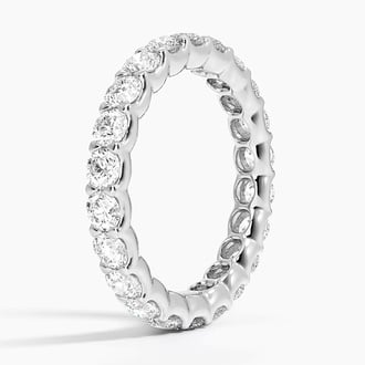 Low Profile Round Eternity Lab Diamond Ring (2 ct. tw.) in Platinum