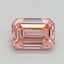 1.10 Ct. Fancy Vivid Pink Emerald Lab Grown Diamond