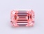 1.01 Ct. Fancy Intense  Pink Emerald Lab Grown Diamond