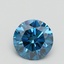 1.03 Ct. Fancy Vivid Blue Round Lab Grown Diamond