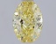 1.01 Ct. Fancy Intense  Yellow Oval Lab Grown Diamond