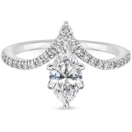 Platinum Nouveau Diamond Bridal Set