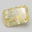 3.00 Ct. Fancy Vivid Yellow Radiant Lab Grown Diamond