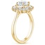 18K Yellow Gold Ballerina Diamond Ring, smallside view
