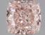 0.37 Ct. Fancy Intense Pink Cushion Lab Grown Diamond