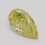 2.09 Ct. Fancy Intense Yellow Pear Diamond