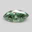 1.03 Ct. Fancy Vivid Pacific Green Marquise Lab Grown Diamond