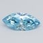 4.00 Ct. Fancy Vivid  Blue Marquise Lab Grown Diamond