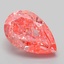 4.77 Ct. Fancy Vivid Pink Pear Lab Grown Diamond