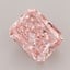 1.50 Ct. Fancy Vivid  Pink Radiant Lab Grown Diamond