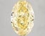 4.61 Ct. Fancy Vivid Yellow Oval Lab Grown Diamond