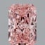 6.21 Ct. Fancy Vivid Pink Radiant Lab Grown Diamond