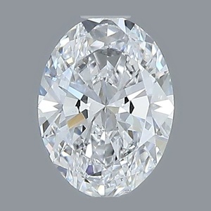 Oval diamond — real photo