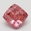 2.47 Ct. Fancy Vivid Pink Cushion Lab Grown Diamond