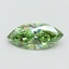 0.59 Ct. Fancy Vivid Green Marquise Lab Grown Diamond