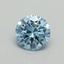 0.50 Ct. Fancy Vivid Blue Round Lab Grown Diamond