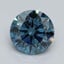 2.28 Ct. Fancy Vivid Blue Round Lab Grown Diamond