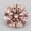 2.60 Ct. Fancy Intense Pink Round Lab Grown Diamond