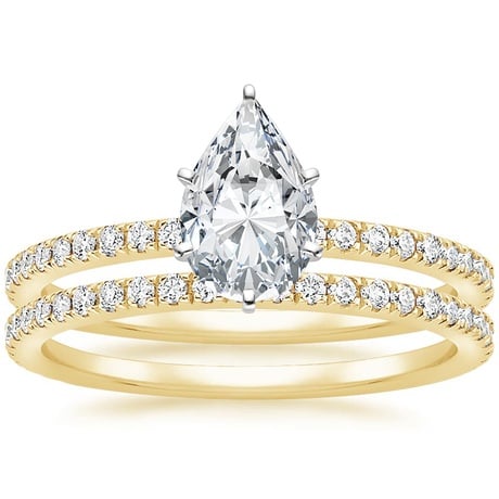 18K Yellow Gold Luxe Ballad Bridal Set (1/2 ct. tw.)