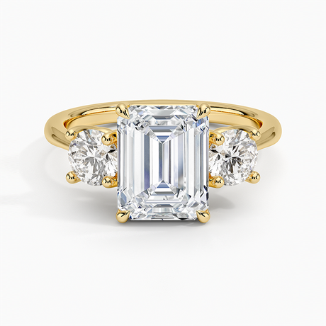 18K Yellow Gold Luxe Selene Three Stone Diamond Ring (2/3 ct. tw.)