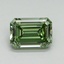 3.17 Ct. Fancy Vivid Green Emerald Lab Grown Diamond