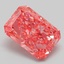 4.09 Ct. Fancy Vivid Pink Radiant Lab Grown Diamond