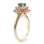 The Veruca Ring, smalltop view on a hand