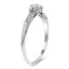The Marlen Ring, smalltop view on a hand