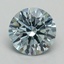 3.22 Ct. Fancy Vivid Blue Round Lab Grown Diamond