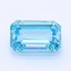 0.94 Ct. Fancy Vivid Blue Emerald Lab Grown Diamond