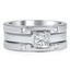 Notched Low Profile Wedding Ring, smallview