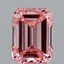2.10 Ct. Fancy Vivid Pink Emerald Lab Grown Diamond