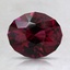 8.6x7.2mm Red Modified Oval Garnet