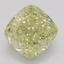 3.32 Ct. Fancy Yellow Cushion Diamond