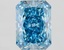 1.85 Ct. Fancy Vivid Blue Radiant Lab Grown Diamond