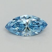 1.00 Ct. Fancy Vivid Blue Marquise Lab Grown Diamond